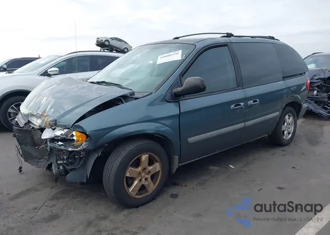 2007 Dodge Caravan Sxt from USA, damaged, VIN 1D4GP45R07B199643